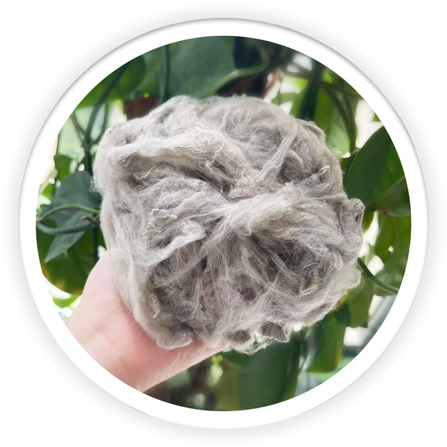 Grey Color Polyester Dope Dyed Fiber